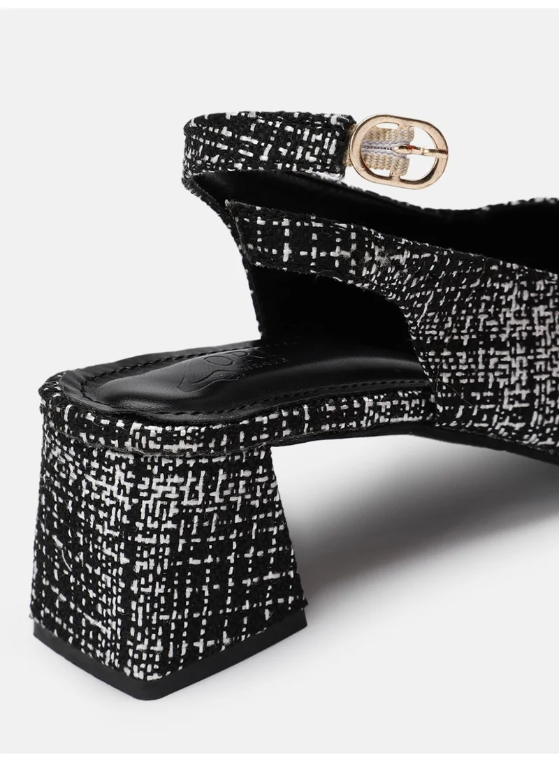 ZORIWORLD Black Zoriworld Jane Black Heels 2.5 Heel Rubber Sole  | Best Price UAE